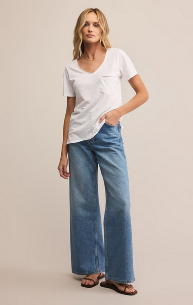 The Modern Pocket Tee - White