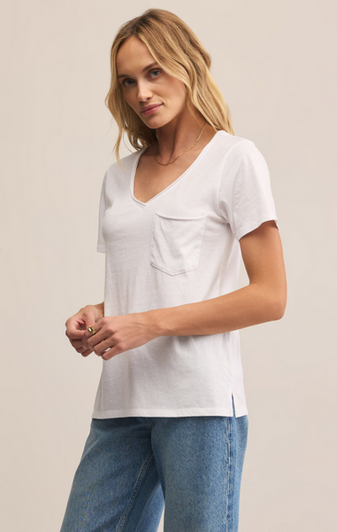 The Modern Pocket Tee - White