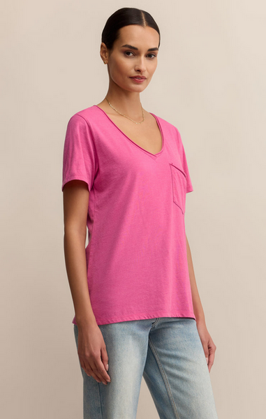 The Modern Pocket Tee - Island Pink