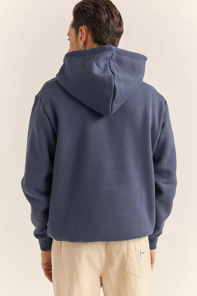 Heavyweight Fleece Hood - Indigo