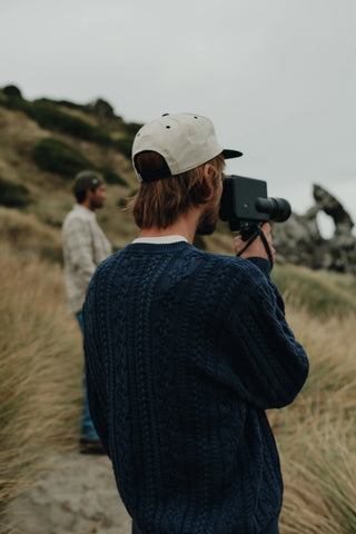 Fisherman Sweater - Polar Navy