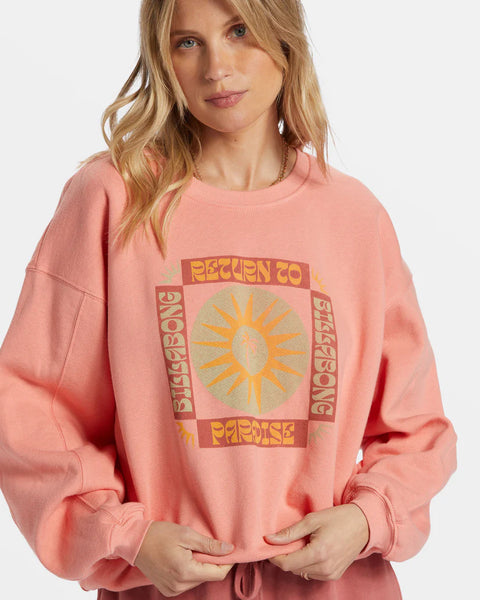 Twisties Kendall Pullover Sweatshirt - Peach Out