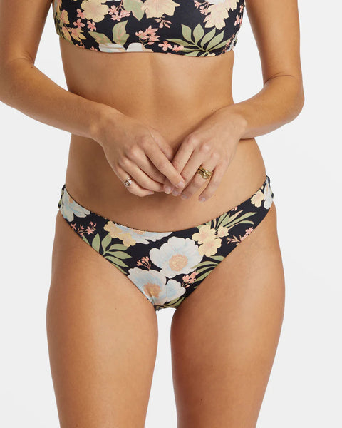 Lost Cove Reversible Tropic Bikini Bottom - Multi