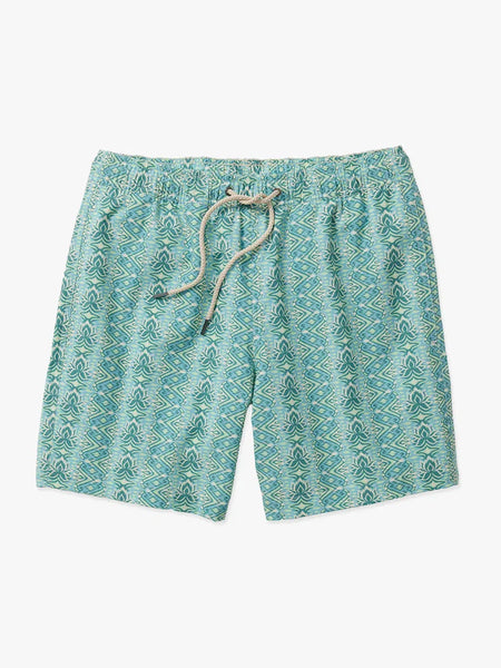 Bayberry Trunk - Teal White Lotus