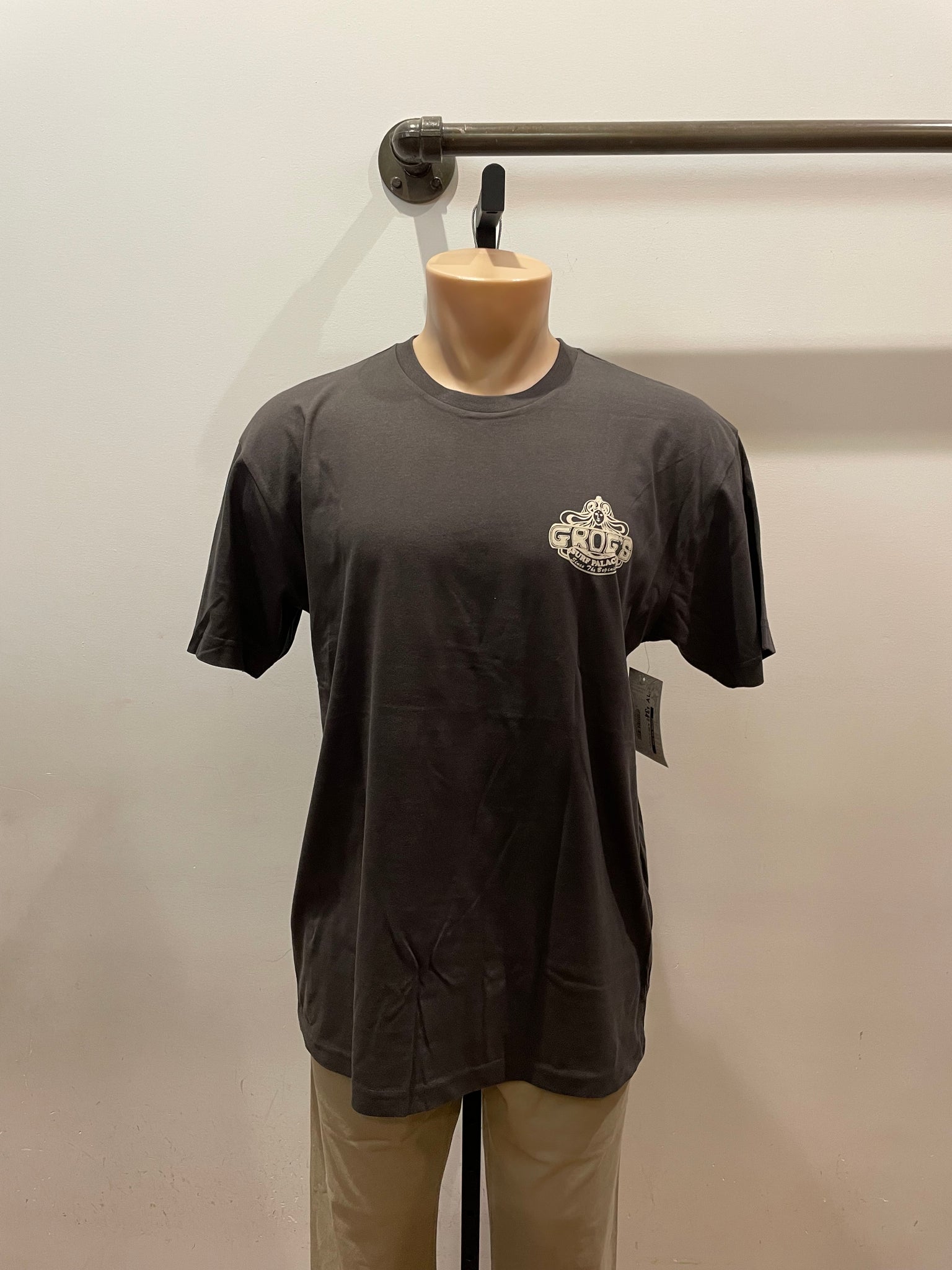 Grog's NJ Map Tee - Black