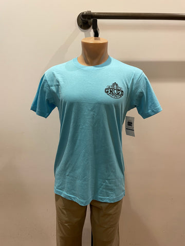 Grog's NJ Map Tee - Turquoise