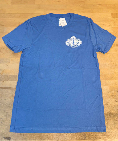 Grog's "Surfing is Forever" Logo - Light Blue