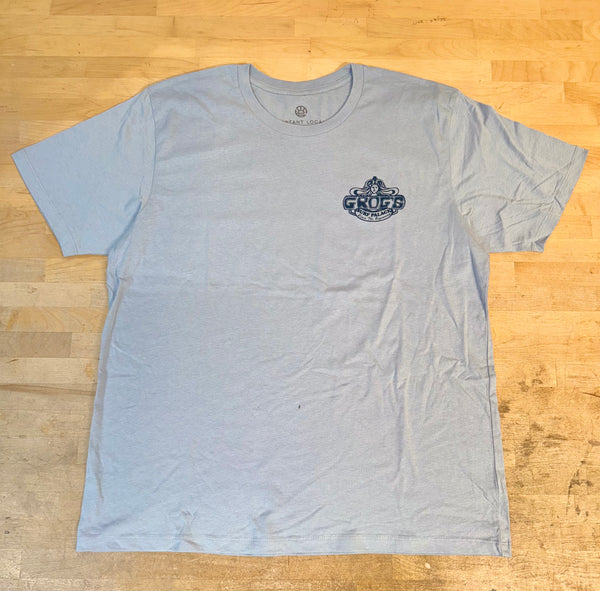 Grog's Kids NJ Map Tee - Light Blue