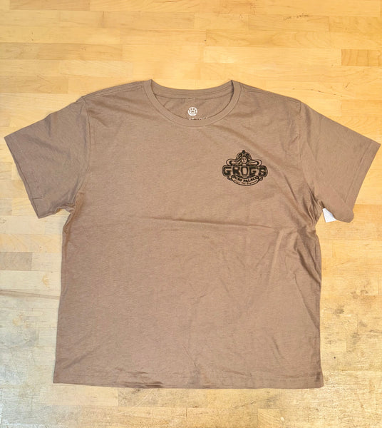 Grog's Kids NJ Map Tee - Brown
