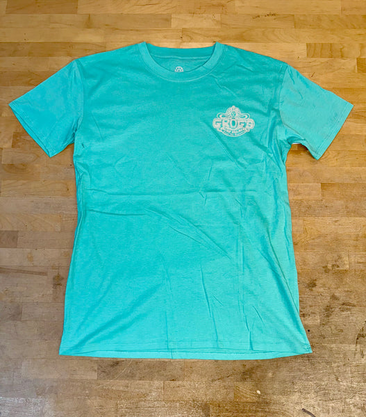 Grog's Kids NJ Map Tee - Seafoam