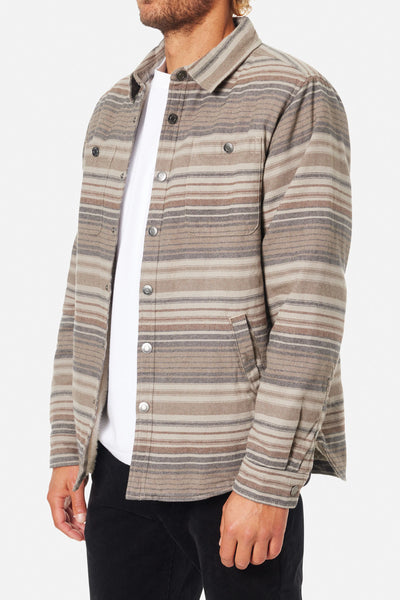 Harold Stripe Jacket - Gravel