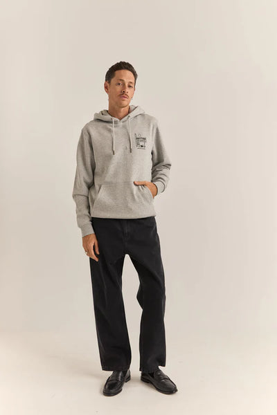 Siesta Fleece Hood - Grey Heather