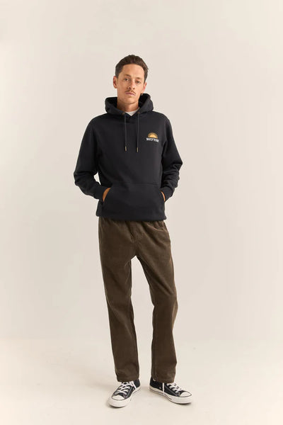 Awake Fleece Hood - Black