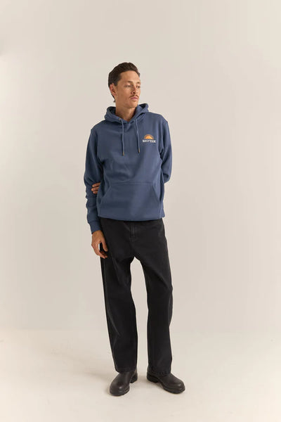 Awake Fleece Hood - Navy