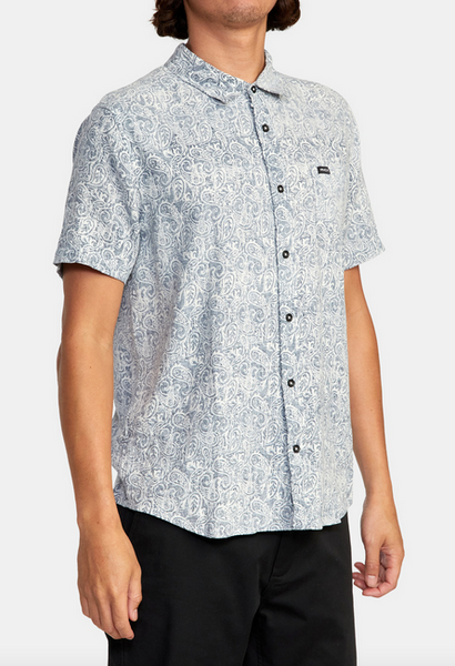 Daze Short Sleeve Shirt - Moody Blue