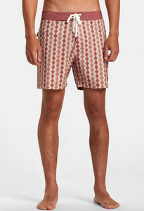 Brookes Boardshorts 16" - Cinnabar