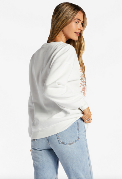 Ride The Wave Sweatshirt - Salt Crystal