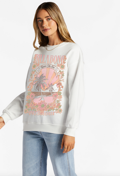 Ride The Wave Sweatshirt - Salt Crystal