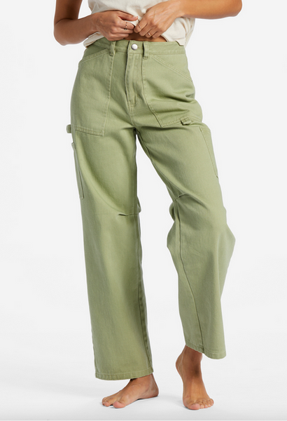 Leia Cargo Pants - Avacado