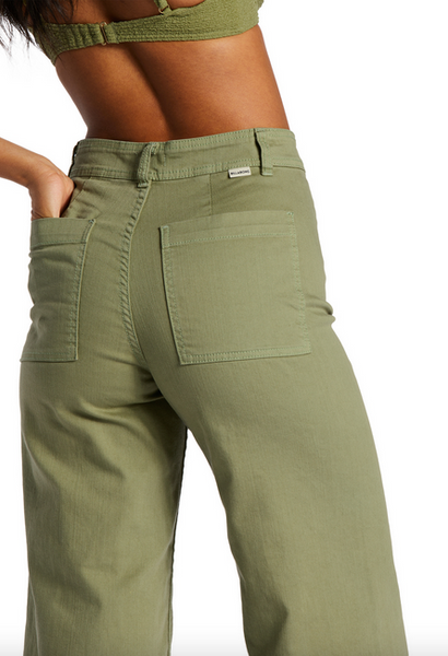 Free Fall High-Waist Pants - Green Eyes