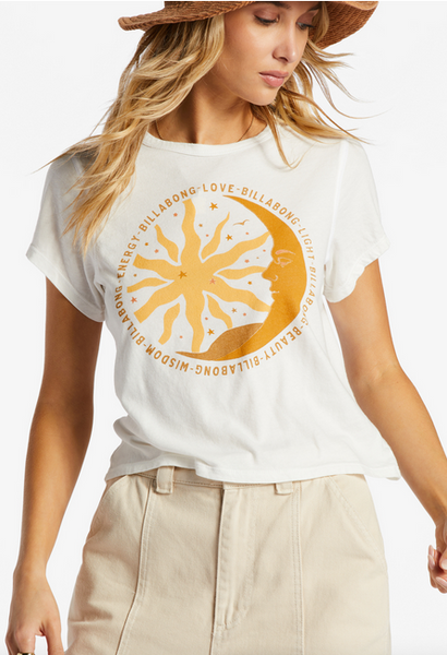 Love And Light Boxy Top - Salt Crystal