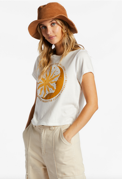 Love And Light Boxy Top - Salt Crystal