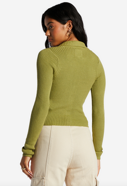 In Time Cardi Cardigan - Green Eyes