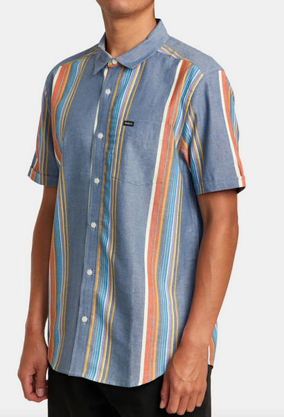 Mayday Stripe Short Sleeve Shirt - Multi