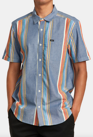 Mayday Stripe Short Sleeve Shirt - Multi