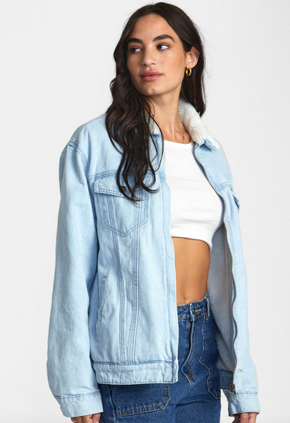 Bonfire Denim Jacket - Bleach Wash