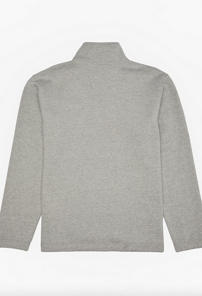 Re-Issue Mock Neck Half-Zip Sweatshirt - Light Grey Heather