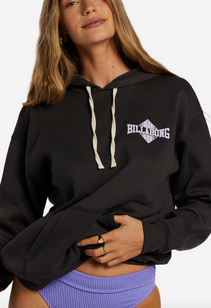 Born On The Beach Hoodie - Off Black