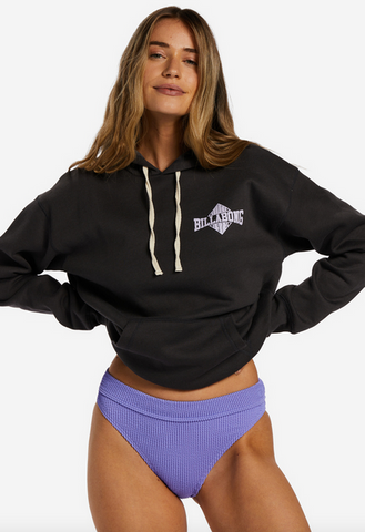 Born On The Beach Hoodie - Off Black