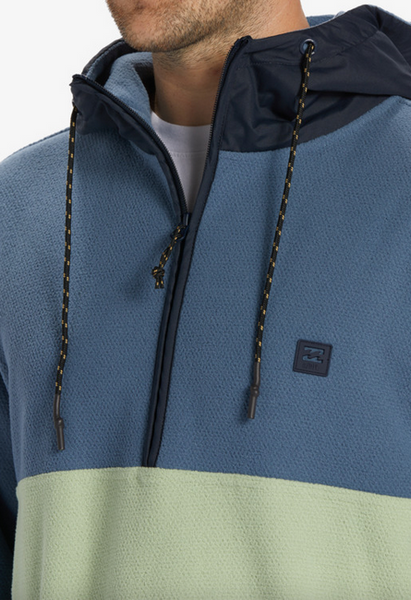 A/Div Boundary Hooded Half-Zip Pullover - North Sea