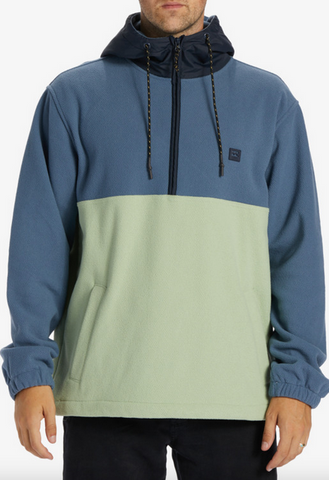 A/Div Boundary Hooded Half-Zip Pullover - North Sea