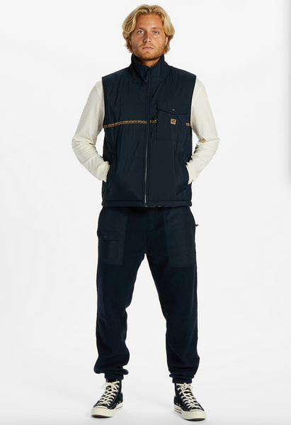 A/Div Trail Reversible Full-Zip Vest - Navy