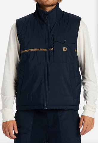 A/Div Trail Reversible Full-Zip Vest - Navy