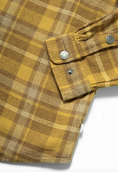 Harold Hooded Flannel - Khaki