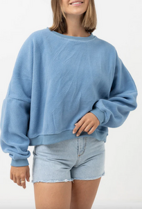 Rhythm Core Slouch Fleece - Ocean