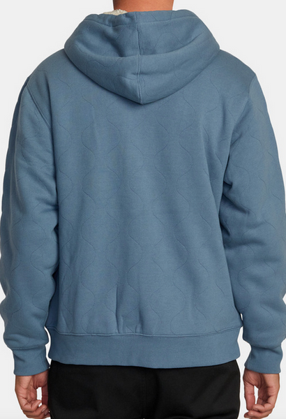 Arrow Zip-Up Hoodie - Industrial Blue