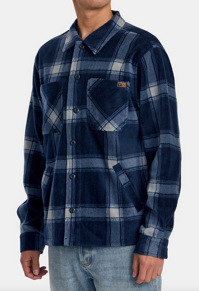 Yukon Hi Pile Fleece Shirt Jacket - Moody Blue