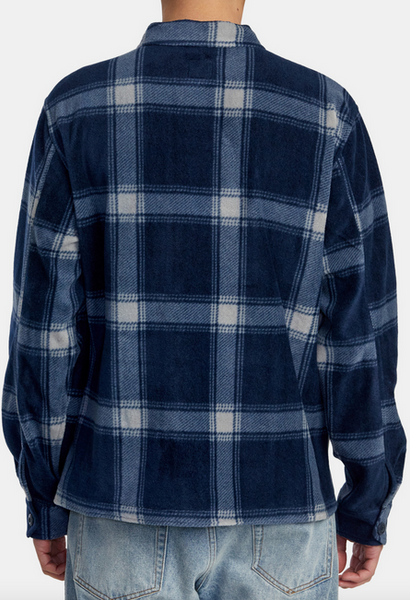 Yukon Hi Pile Fleece Shirt Jacket - Moody Blue