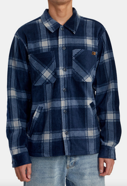 Yukon Hi Pile Fleece Shirt Jacket - Moody Blue