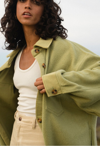 Anytime Shacket Oversized Button-Through Jacket