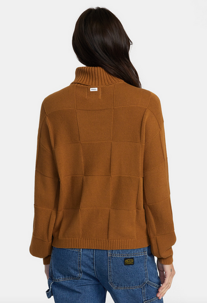 Vineyard Turtleneck Sweater - Workwear Brown