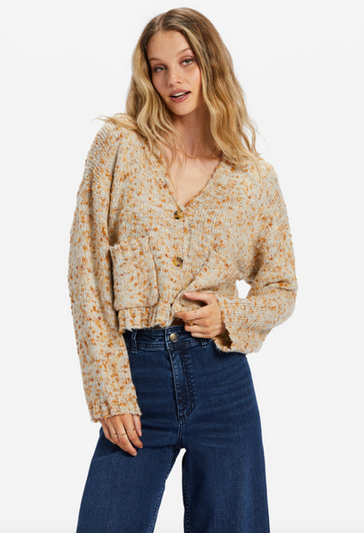 Catch Up Cardigan - White Cap