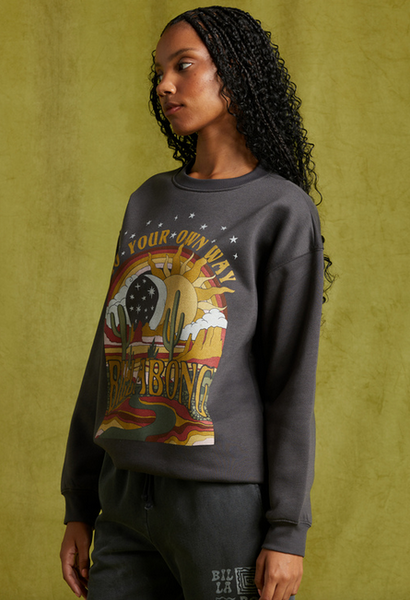 Go Your Own Way Sweatshirt - Off Black