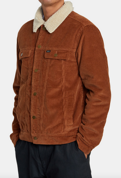 Waylon Corduroy Trucker Jacket - Rawhide