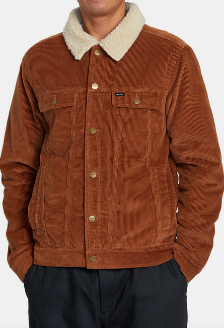 Waylon Corduroy Trucker Jacket - Rawhide