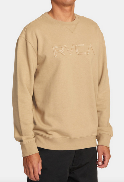 Big RVCA Stitched Sweatshirt - Khaki